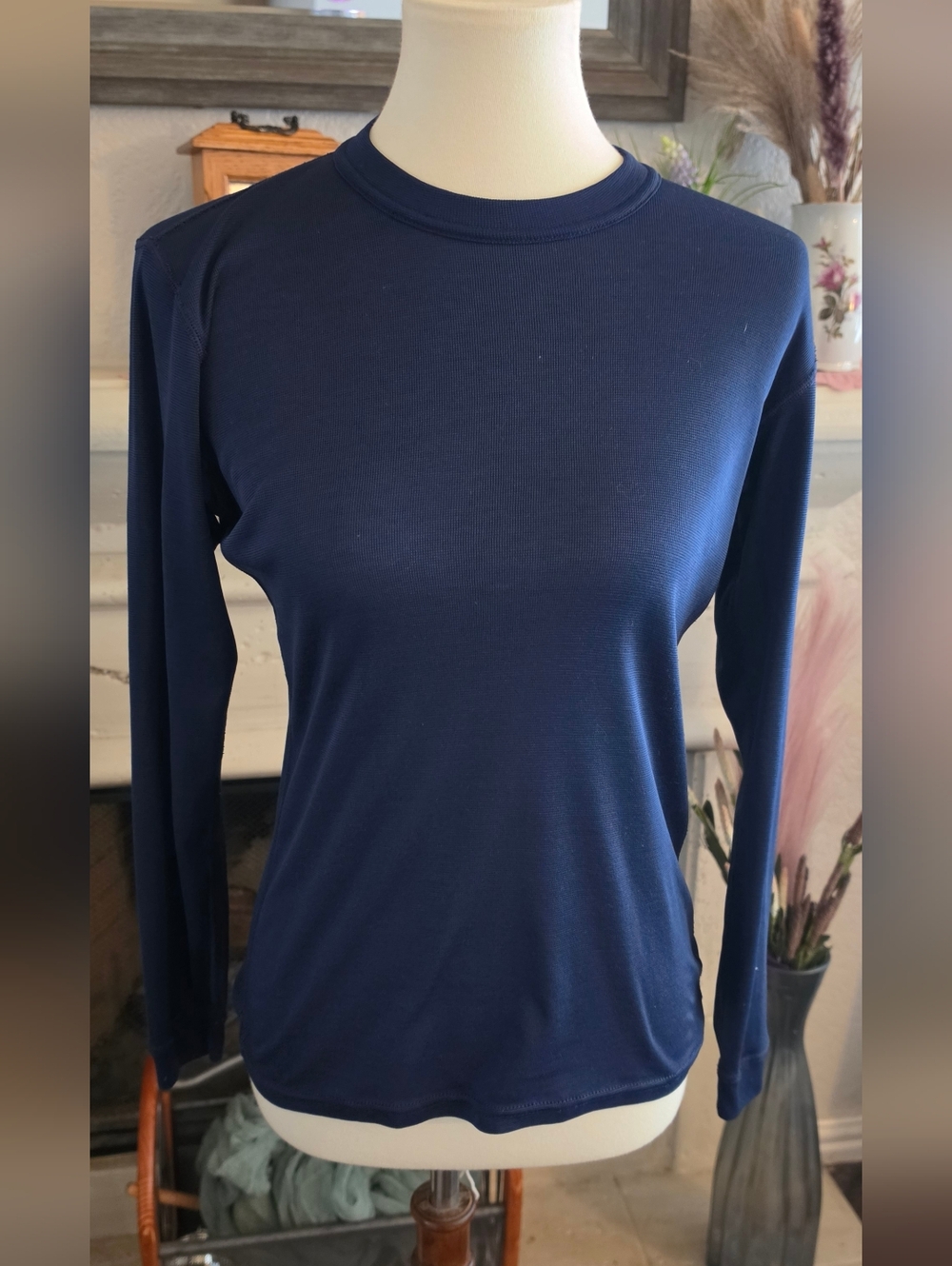 Patagonia Blue Ling Sleeve Top Capilene Size XS